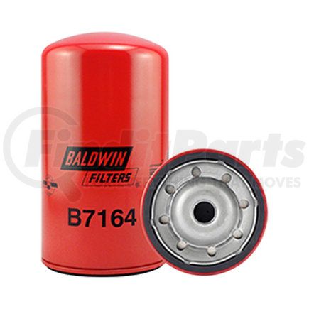 B7164 by BALDWIN - Engine Oil Filter - used for Hitachi, Kobelco Excavators, Isuzu Engines