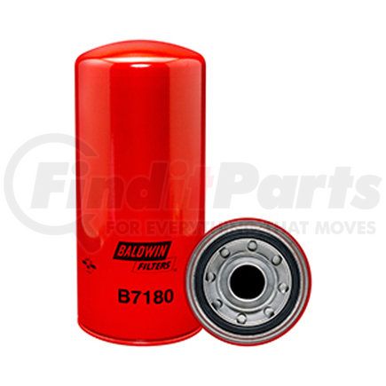 B7180 by BALDWIN - Engine Oil Filter - Engine Lube Spin-On used for Various Applications