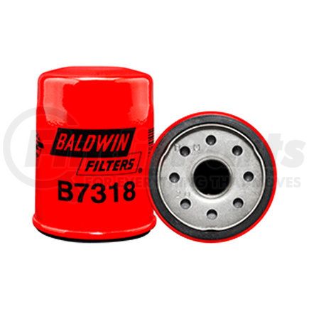 B7318 by BALDWIN - Engine Oil Filter - Lube Spin-On used for Volvo Excavators