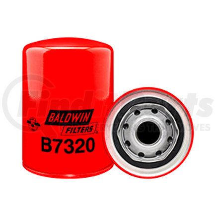 B7320 by BALDWIN - Engine Oil Filter - used for Demag Compressors, Volvo Loaders
