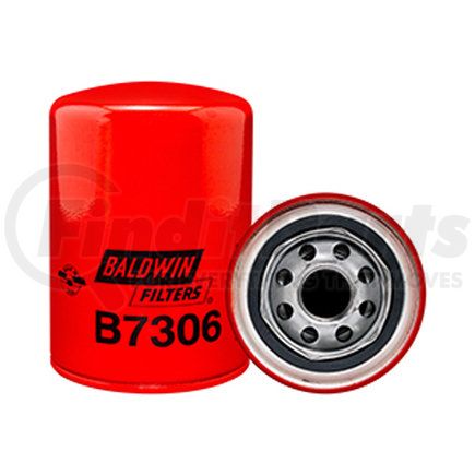 B7306 by BALDWIN - Engine Oil Filter - Lube Spin-On used for John Deere Engines, Tractors