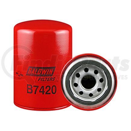 B7420 by BALDWIN - Engine Oil Filter - Lube Spin-On used for Komatsu Excavators