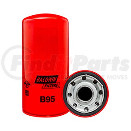 B95 by BALDWIN - Engine Oil Filter - Full-Flow Lube Spin-On used for Detroit Diesel Engines