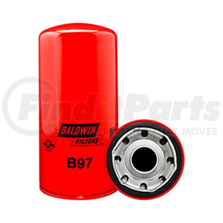 B97 by BALDWIN - Engine Oil Filter - Full-Flow Lube Spin-On used for Hough, International Equipment