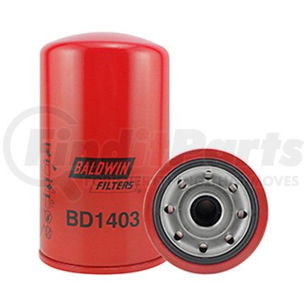 BD1403 by BALDWIN - Engine Oil Filter - Dual-Flow Lube Spin-On