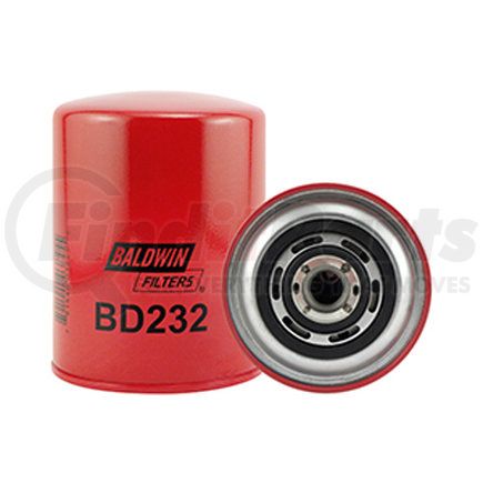 BD232 by BALDWIN - Engine Oil Filter - used for Allis Chalmers, Fiat Equipment, Iveco, R.V.I. Trucks