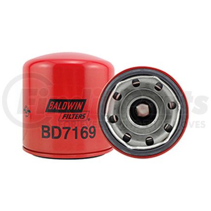 BD7169 by BALDWIN - Engine Oil Filter - Dual-Flow Lube Spin-On used for GMC, Isuzu Buses, Trucks