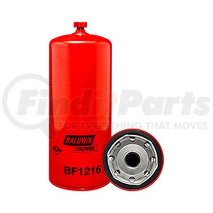 BF1216 by BALDWIN - Fuel/Water Separator Spin-on with Drain
