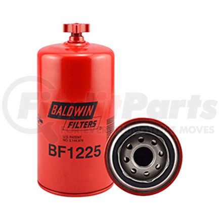 BF1225 by BALDWIN - Fuel/Water Separator Spin-on with Drain