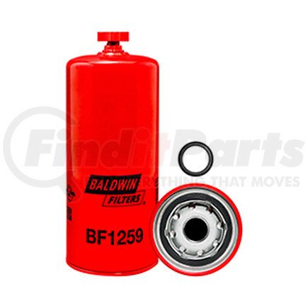 BF1259 by BALDWIN - Fuel Water Separator Filter - used for Various Truck Applications