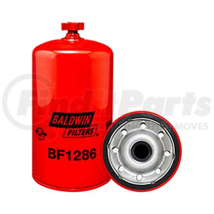 BF1286 by BALDWIN - Fuel/Water Separator Spin-on with Drain