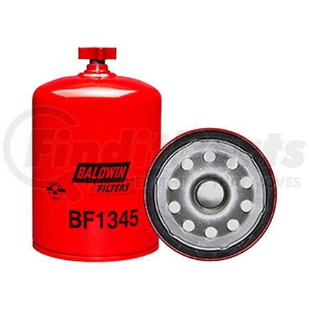 BF1345 by BALDWIN - Fuel/Water Separator Spin-on with Drain