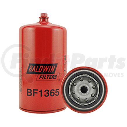 BF1365 by BALDWIN - Fuel/Water Separator Spin-on with Drain