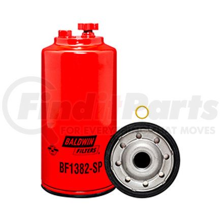 BF1382-SP by BALDWIN - Fuel/Water Separator Spin-on with Drain and Sensor Port