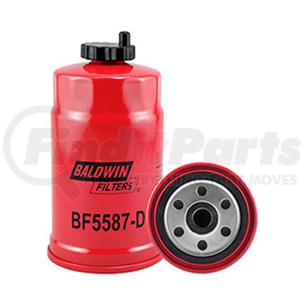 BF5587-D by BALDWIN - Secondary Fuel Spin-on with Drain