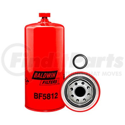 BF5812 by BALDWIN - Fuel Water Separator Filter - used for Various Truck Applications