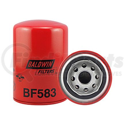 BF583 by BALDWIN - Fuel Filter - Spin-on used for Various Truck Applications