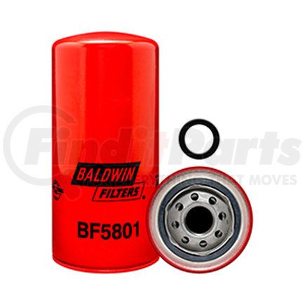 BF5801 by BALDWIN - Fuel Filter - Primary used for Detroit Diesel Engines Using Cummins Fuel Filter Base