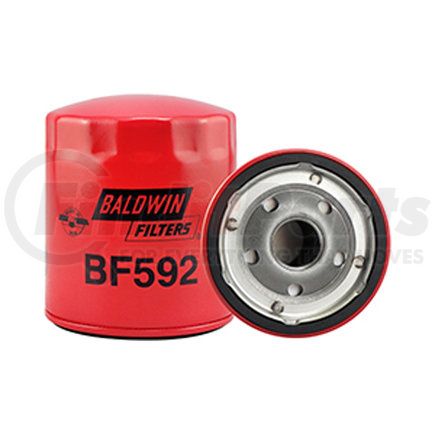 BF592 by BALDWIN - Fuel Filter - Primary Fuel Spin-on used for Detroit Diesel Engines