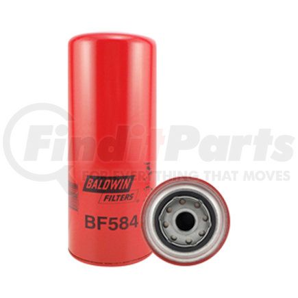 BF584 by BALDWIN - Fuel Filter - Spin-on used for Caterpillar Paving Equipment