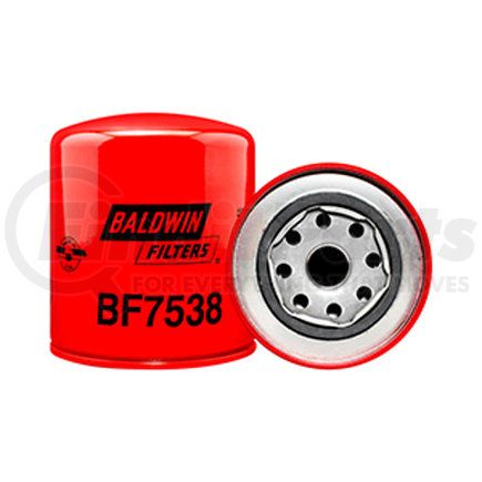 BF7538 by BALDWIN - Fuel Filter - Spin-on used for Caterpillar Equipment