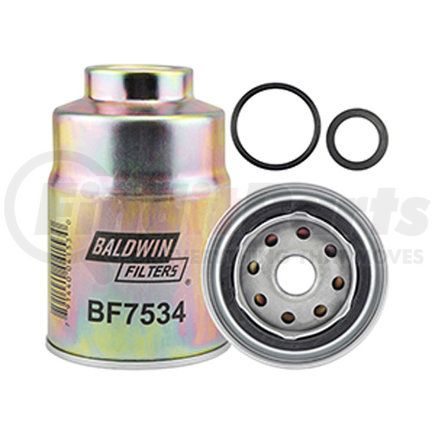 BF7534 by BALDWIN - Fuel Water Separator Filter - used for Various Truck Applications