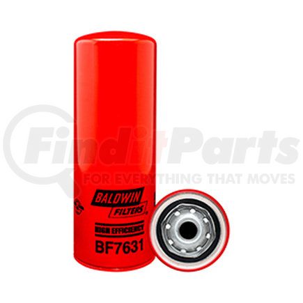 BF7631 by BALDWIN - Fuel Filter - High Efficiency Fuel Spin-on used for Caterpillar Equipment