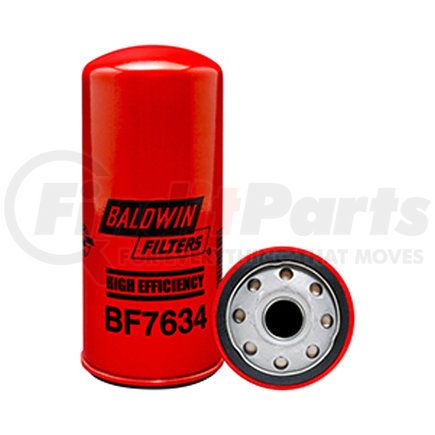 BF7634 by BALDWIN - Fuel Filter - High Efficiency Fuel Spin-on used for Caterpillar Engines