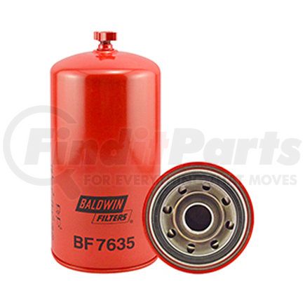 BF7635 by BALDWIN - High Efficiency Fuel/Water Separator Spin-on with Drain