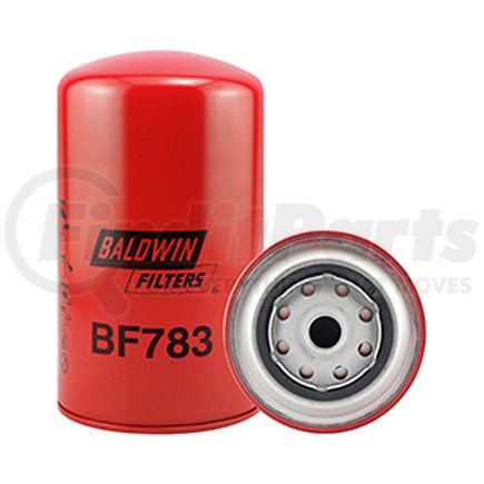 BF783 by BALDWIN - Fuel Filter - Secondary Fuel Spin-on used for Various Truck Applications