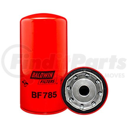 BF785 by BALDWIN - Fuel Filter - Secondary Fuel Spin-on used for Various Truck Applications