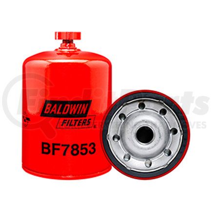 BF7853 by BALDWIN - Secondary Fuel Spin-on with Drain