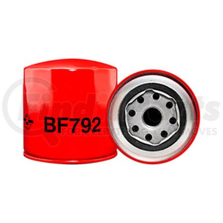 BF792 by BALDWIN - Fuel Filter - Spin-on used for Caterpillar, Kobelco, MDI, Mitsubishi Equipment