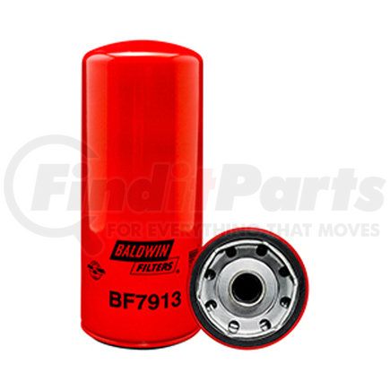 BF7913 by BALDWIN - Fuel Filter - High Efficiency Fuel Spin-on used for Komatsu Equipment