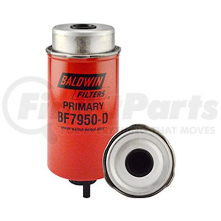 BF7950-D by BALDWIN - Primary Fuel/Water Separator Element Filter - with Removable Drain