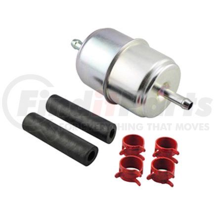 BF833-K2 by BALDWIN - Fuel Filter - In-Line with Clamps and Hoses used for Various Automotive Applications