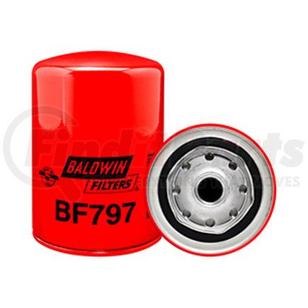 BF797 by BALDWIN - Fuel Filter - Spin-on used for Iveco, R.V.I. Trucks