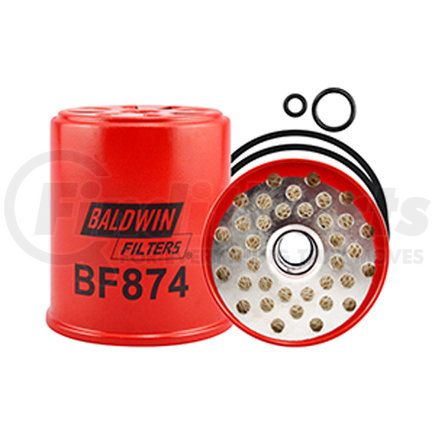 BF874 by BALDWIN - Fuel Filter - used for Various Truck Applications