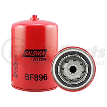 BF896 by BALDWIN - Fuel Filter - Primary Spin-on with Drain used for Various Truck Applications