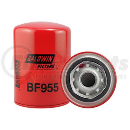 BF955 by BALDWIN - Fuel Filter - Fuel Storage Tank Spin-on used for Purolator Optional Filter Housings