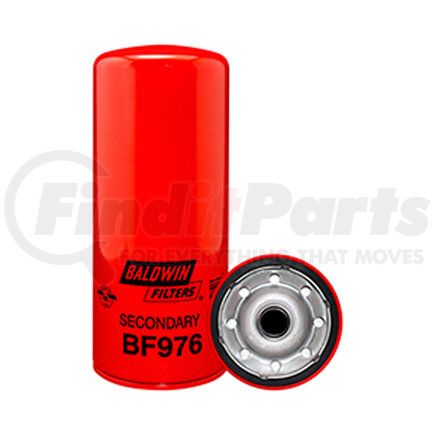 BF976 by BALDWIN - Fuel Filter - Secondary Fuel Spin-on used for Mack Trucks