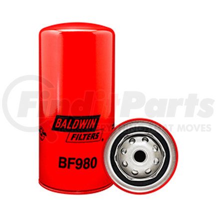 BF980 by BALDWIN - Fuel Filter - Spin-on used for DAF Buses, Trucks