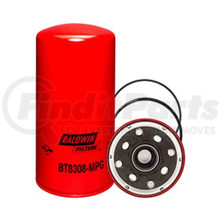 BT8308-MPG by BALDWIN - Maximum Performance Glass Hydraulic Spin-On Transmission Filter