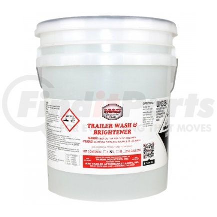 28400305 by MAC TRAILER MFG - MAC TRAILER WASH & BRIGHTENER 5 GALLON BUCKET RED LABEL