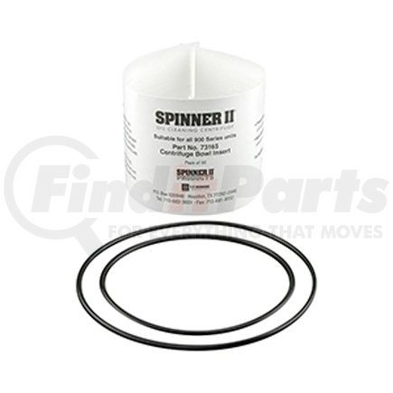 BC7456-KIT by BALDWIN - Engine Oil Filter - Paper Insert with 2 O-Rings for Mack Trucks