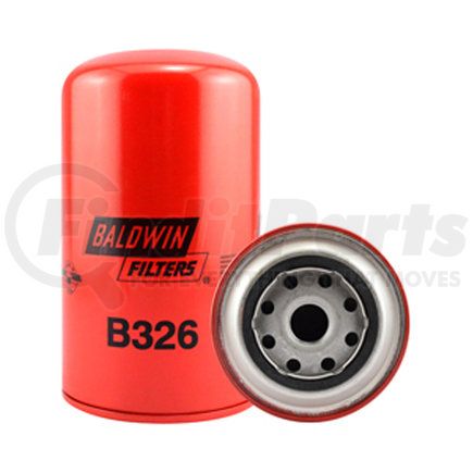 B326 by BALDWIN - Engine Oil Filter - Lube Spin-On used for Volvo Loaders