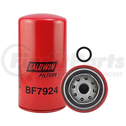 BF7924 by BALDWIN - Fuel Filter - Spin-on used for Freightliner, Kenworth, Peterbilt Trucks