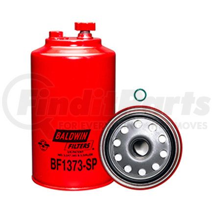 BF1373-SP by BALDWIN - Fuel Water Separator Filter - Spin-On, with Drain and Sensor Port