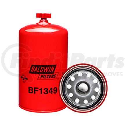 BF1349 by BALDWIN - Fuel/Water Separator Spin-on with Drain