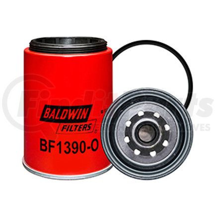 BF1390-O by BALDWIN - Fuel Water Separator Filter - Spin-On, with Open Port for Bowl